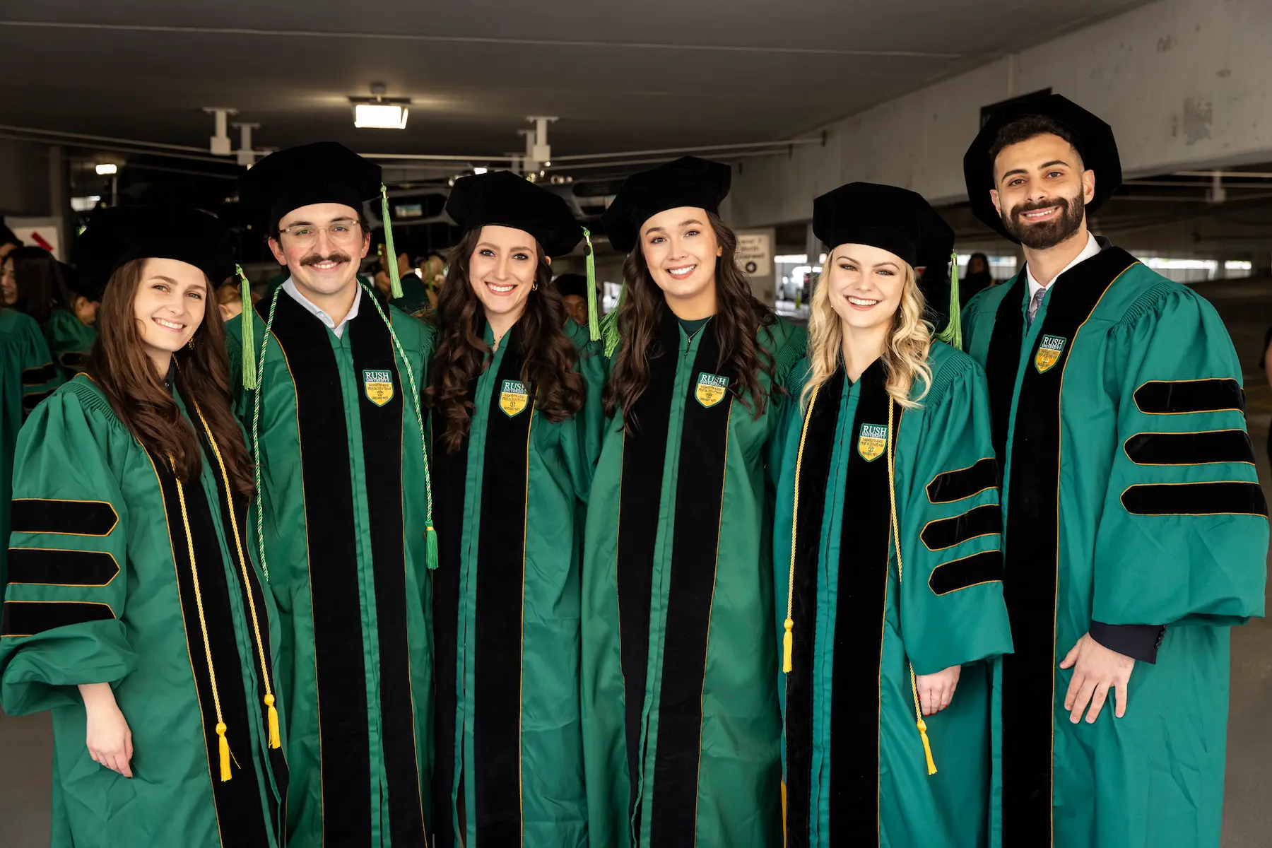 Rush University graduates.