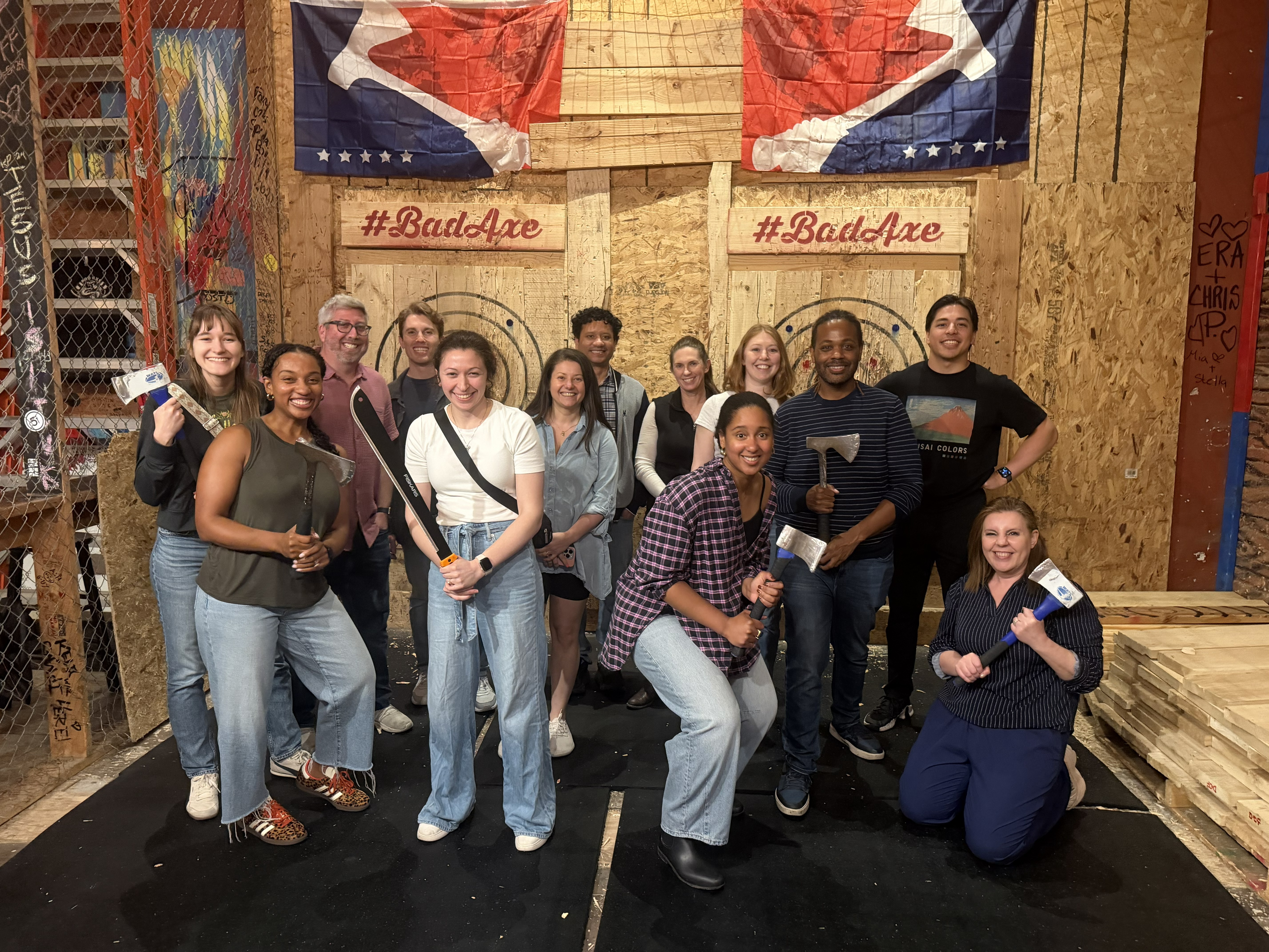 RISE Program Axe Throwing Outing