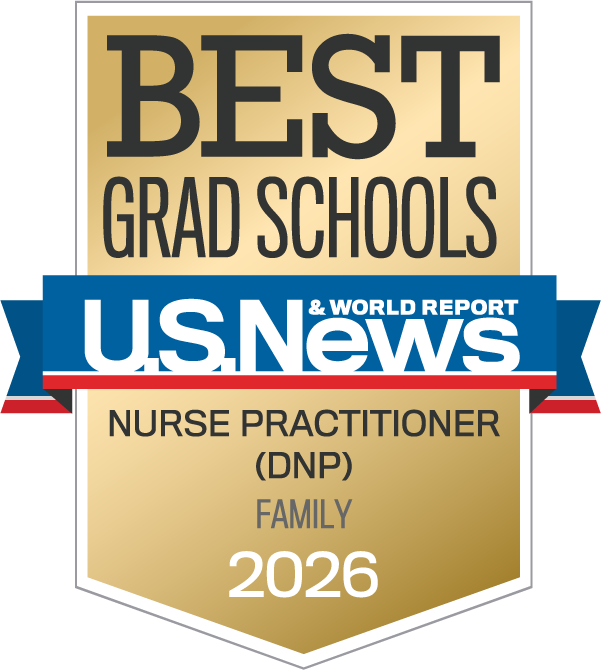 2026 USNWR Badge for Family Nurse Practitioner DNP program