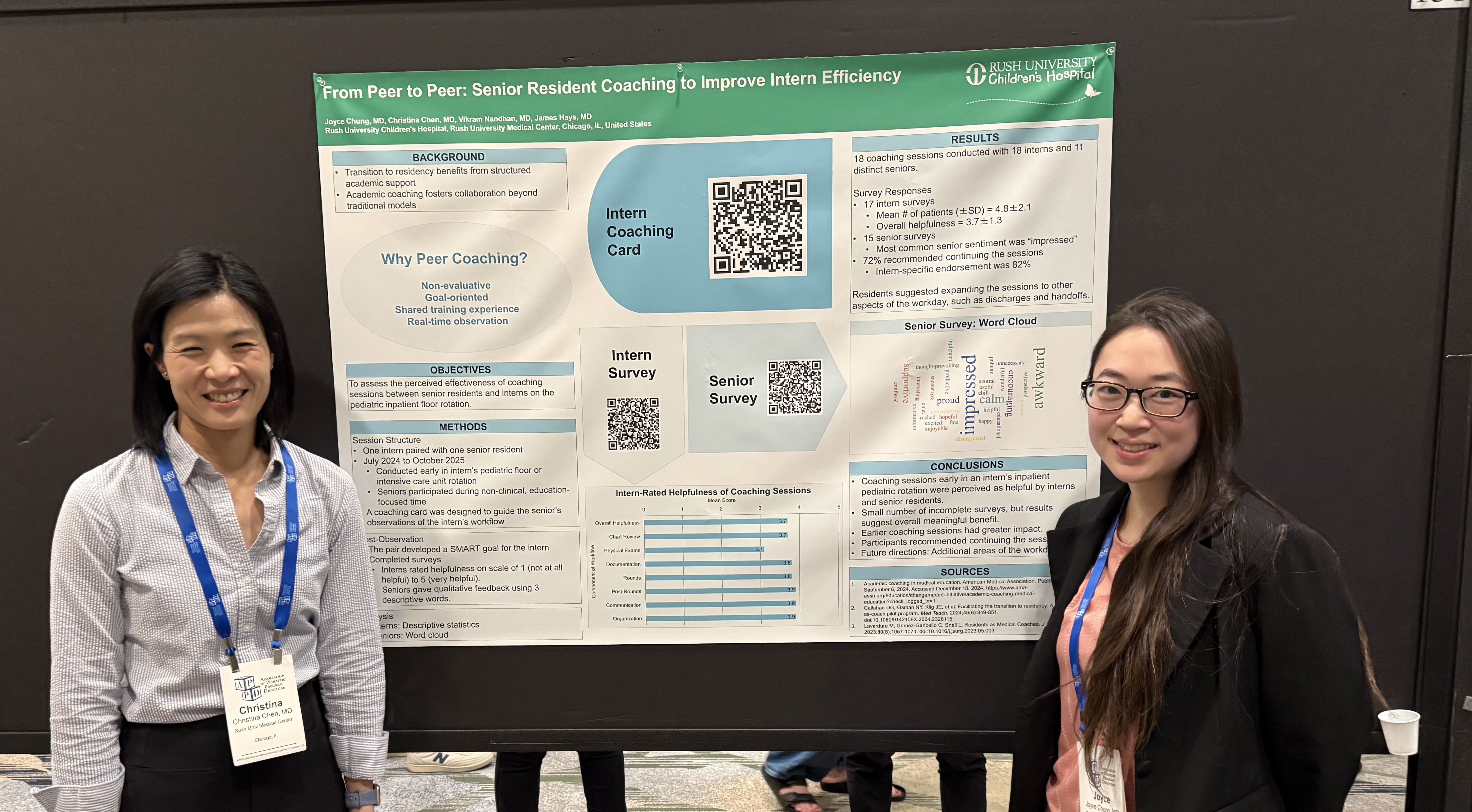 Dr. Christina Chen & Dr. Joyce Chung APPD conference