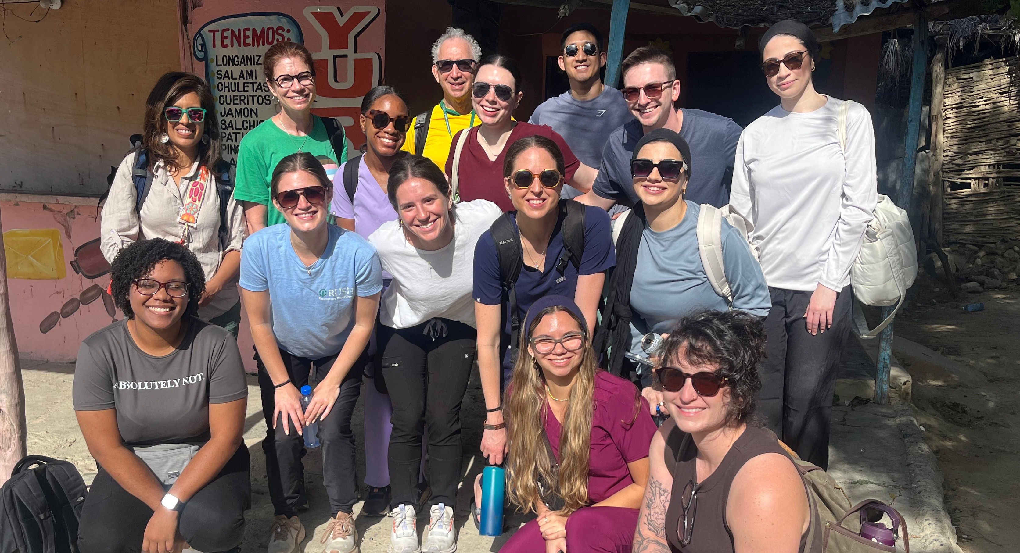 Global Heath trip team photo