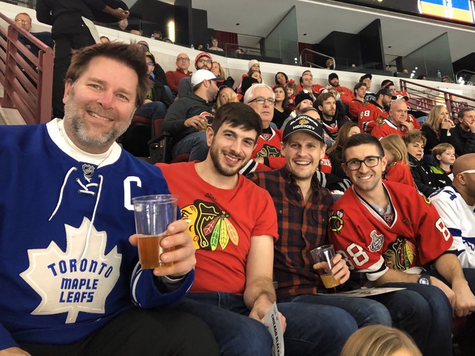 Uro residents & attending at Hawks game