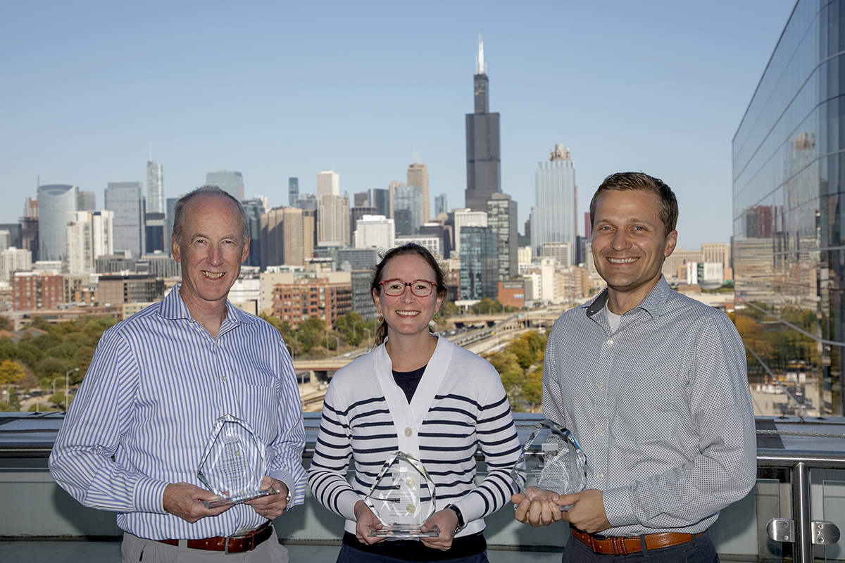 T32 Faculty Award Honorees (L to R: Drs. Sumner, Miller, and Ross)