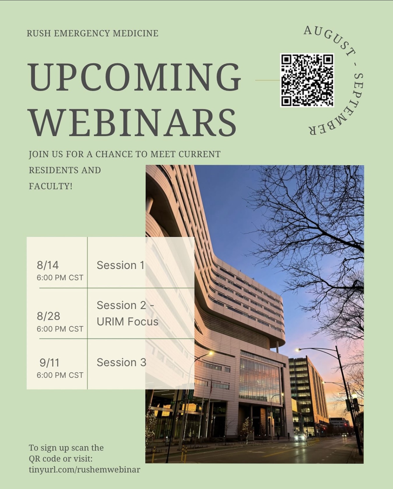 Upcoming Rush EM Webinars