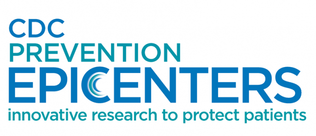 Banner text: CDC Prevention Epicenters, innovative research to protect patients.