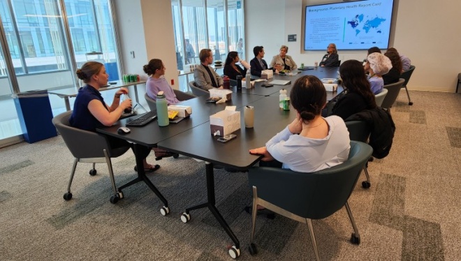 Rush University leaders and students work together to create a more sustainable and equitable future for healthcare