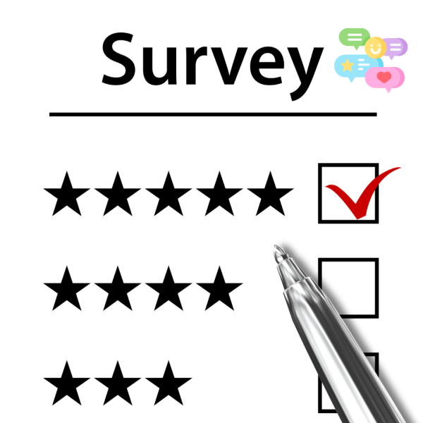 Survey Feedback with star grading