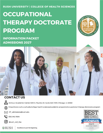 Occupational Therapy Brochure Cover Page 