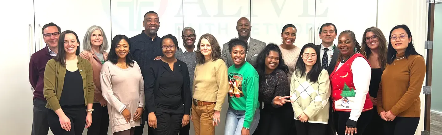 photo of the entire Alive Faith Network team