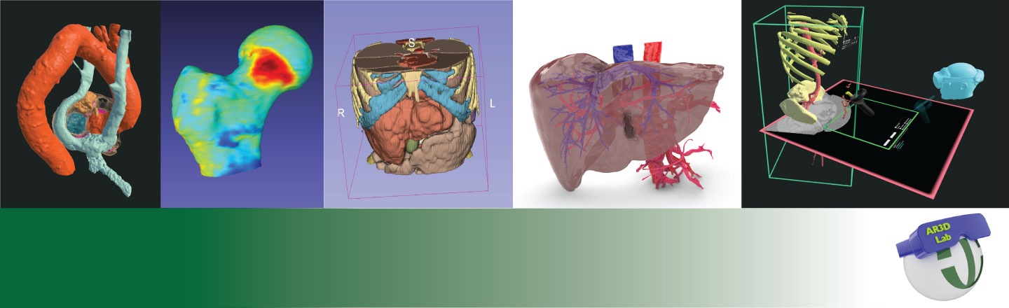 Collage of 3D images