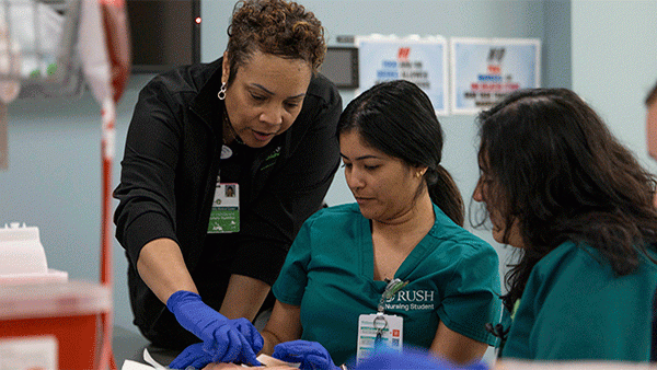 College of Nursing students