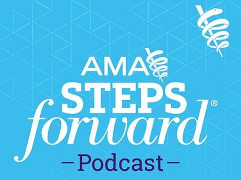 AMA Steps Forward Podcast logo