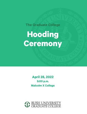 Hooding Program Cover