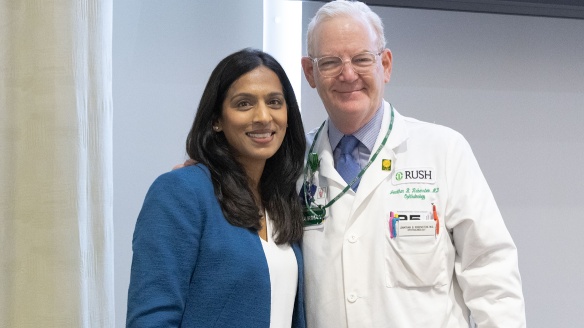 Dr. Jonathan Rubenstein with Dr. Madhuri Chilakapati