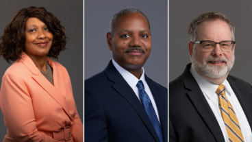 Portraits of Drs. Julion, Brown and Hicks