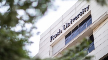 Exterior shot of Rush University