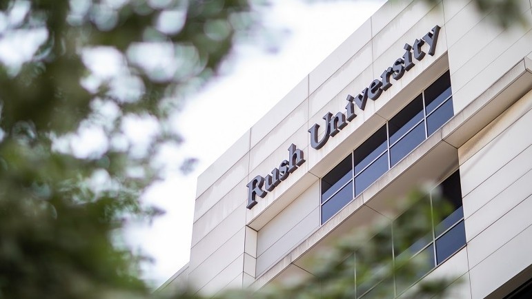 Exterior shot of Rush University