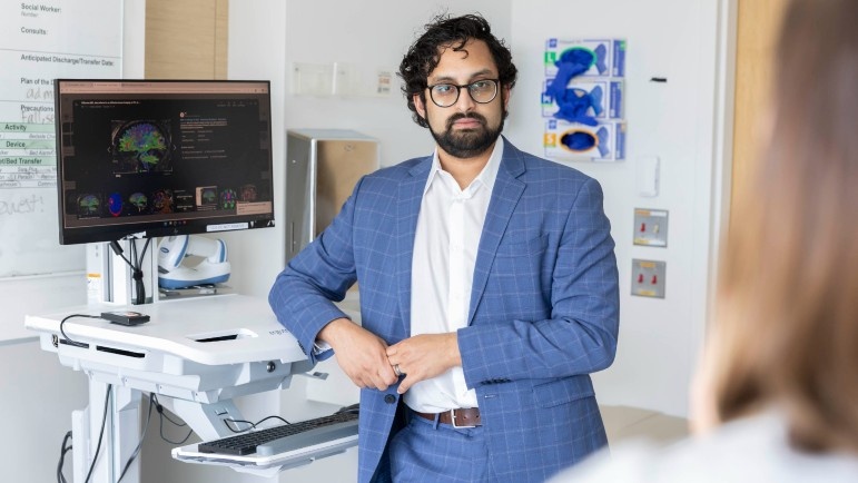 Arka Mallela, MD, MS, assistant professor, Department of Neurological Surgery, explains what brain mapping is