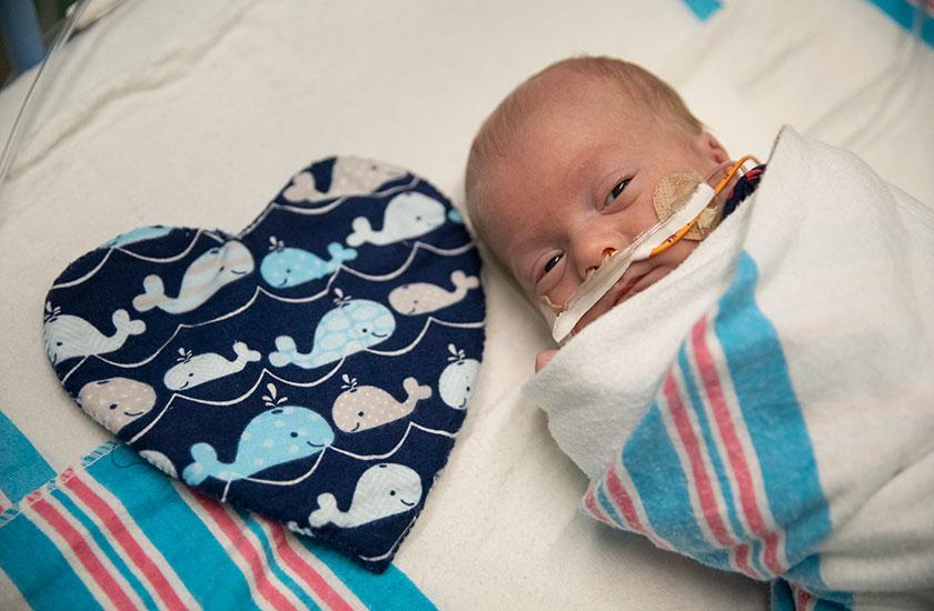 Stitching tighter connections between preemies and parents
